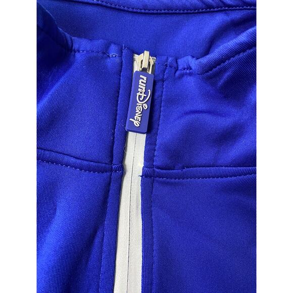 2024 runDisney Springtime Surprise‎ Track Jacket Medium Adult Stitch Tinkerbell - Picture 5 of 13